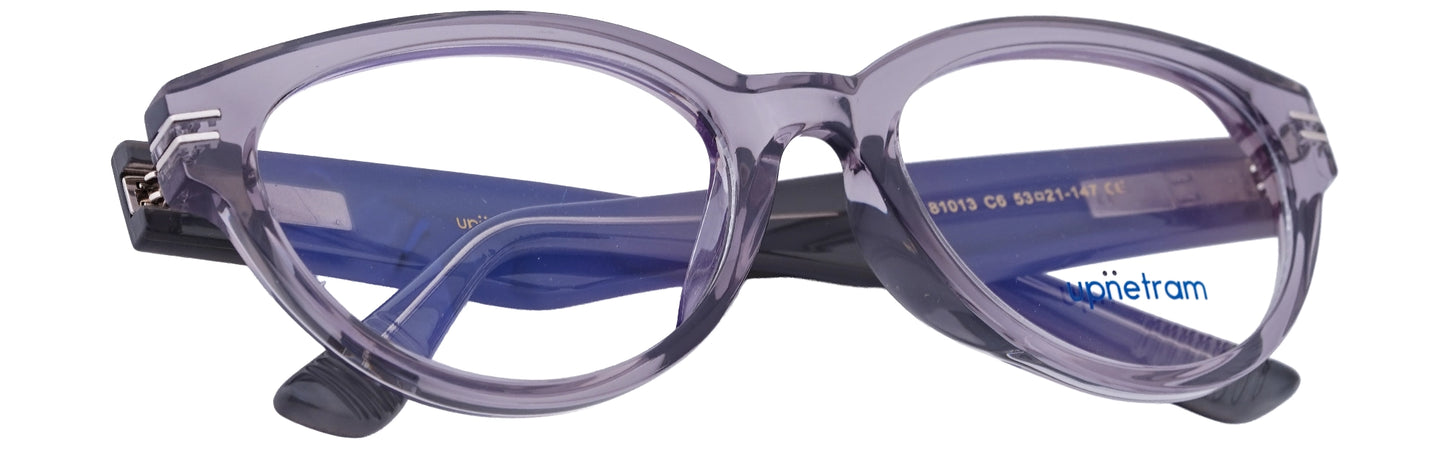 UP81013-C6-Handmade Mix Material-Smokey Grey