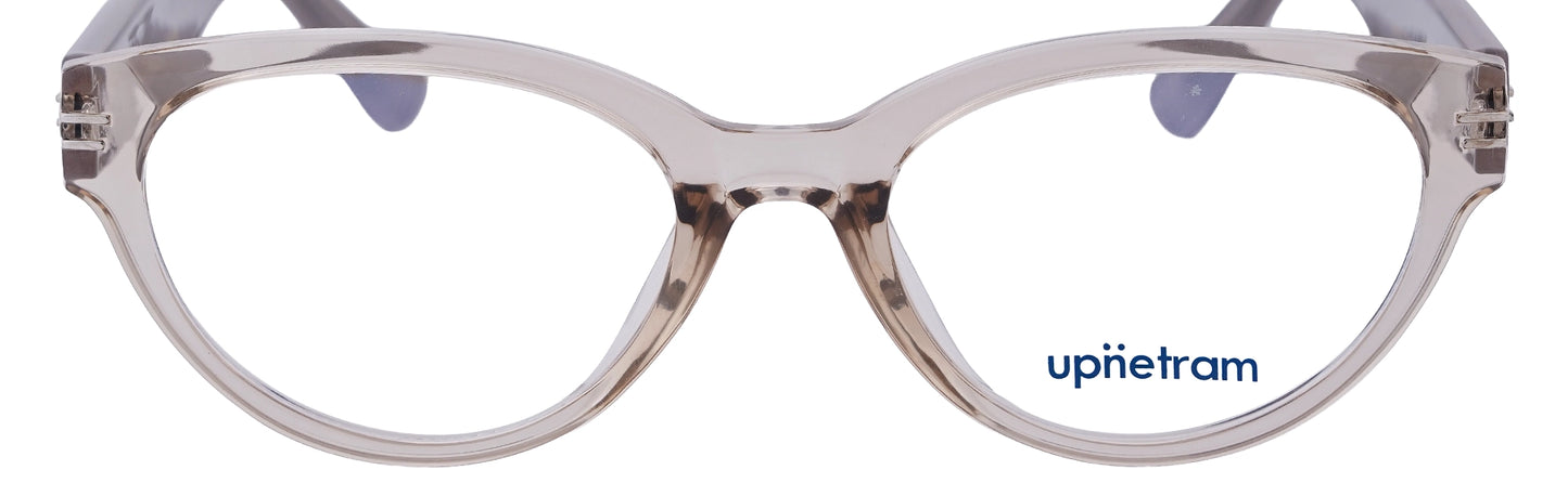 UP81013-C7-Handmade Mix Material-Crystal Brown
