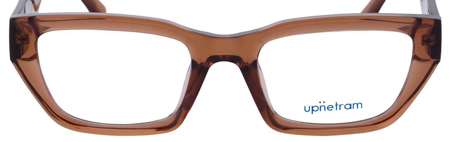 UP85003-C4-Handmade Mix Material-Translucent Brown