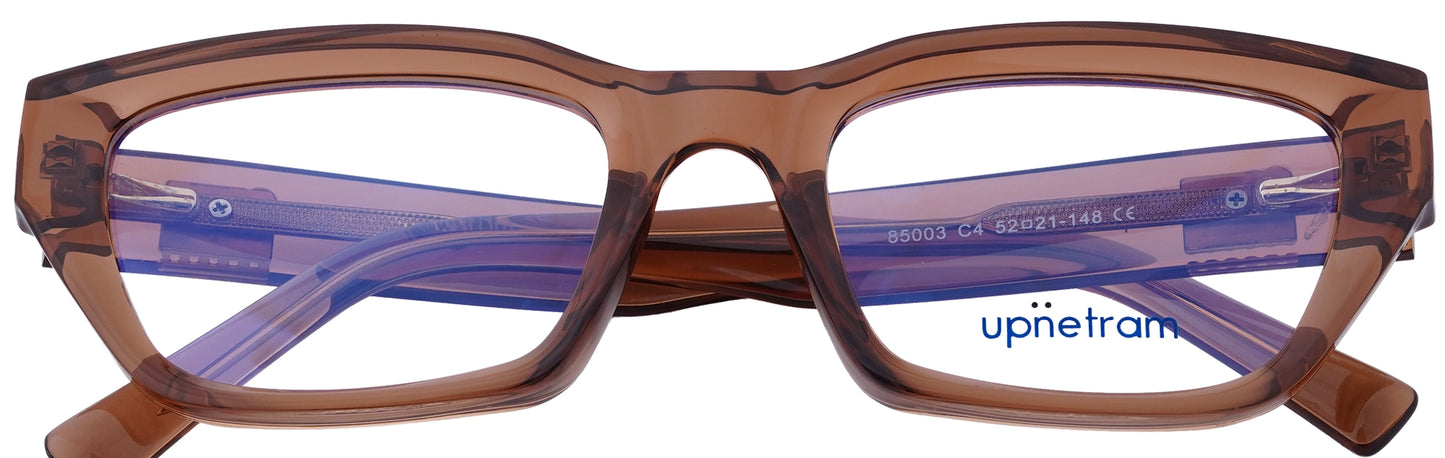 UP85003-C4-Handmade Mix Material-Translucent Brown