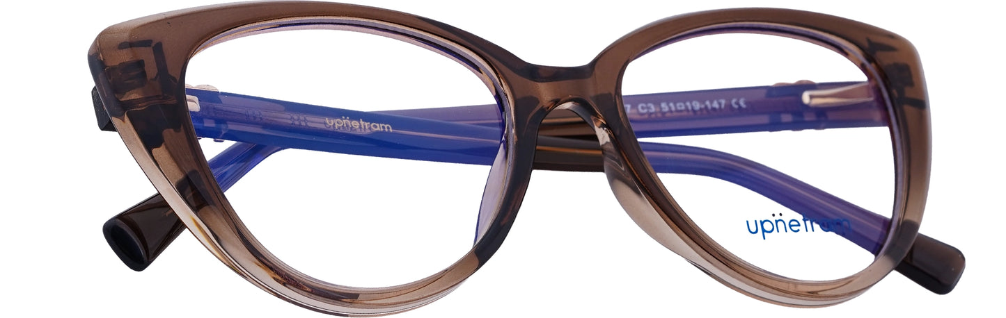 UP85007-C3-Handmade Mix Material-Havana Brown