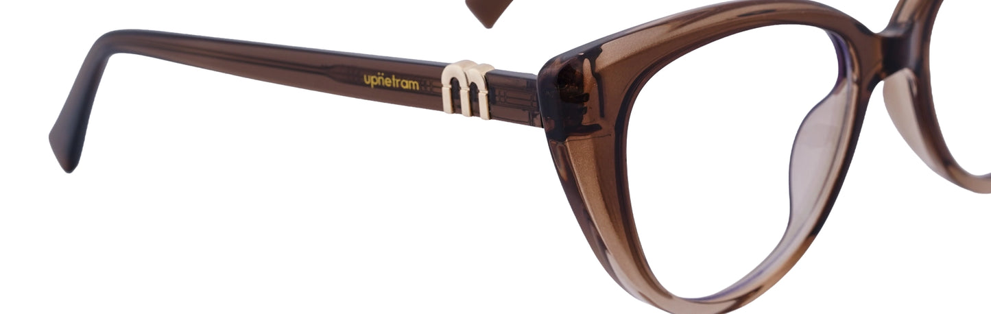 UP85007-C3-Handmade Mix Material-Havana Brown