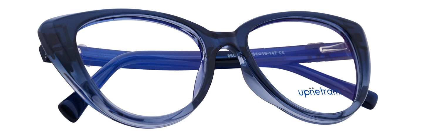 UP85007-C6-Handmade Mix Material-Glacier Blue