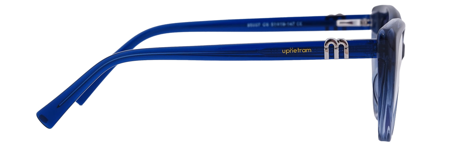 UP85007-C6-Handmade Mix Material-Glacier Blue