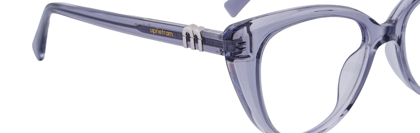 UP85007-C7-Handmade Mix Material-Crystal Grey