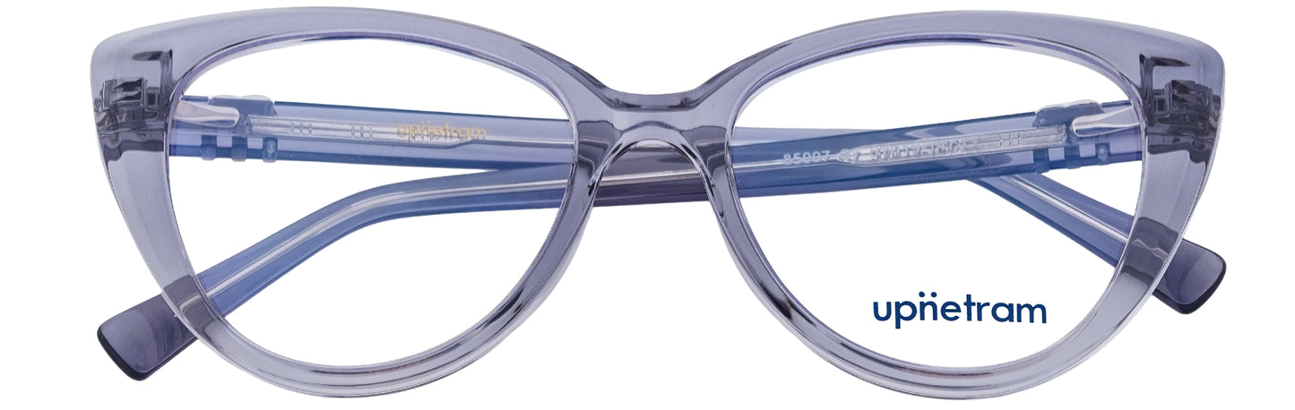 UP85007-C7-Handmade Mix Material-Crystal Grey