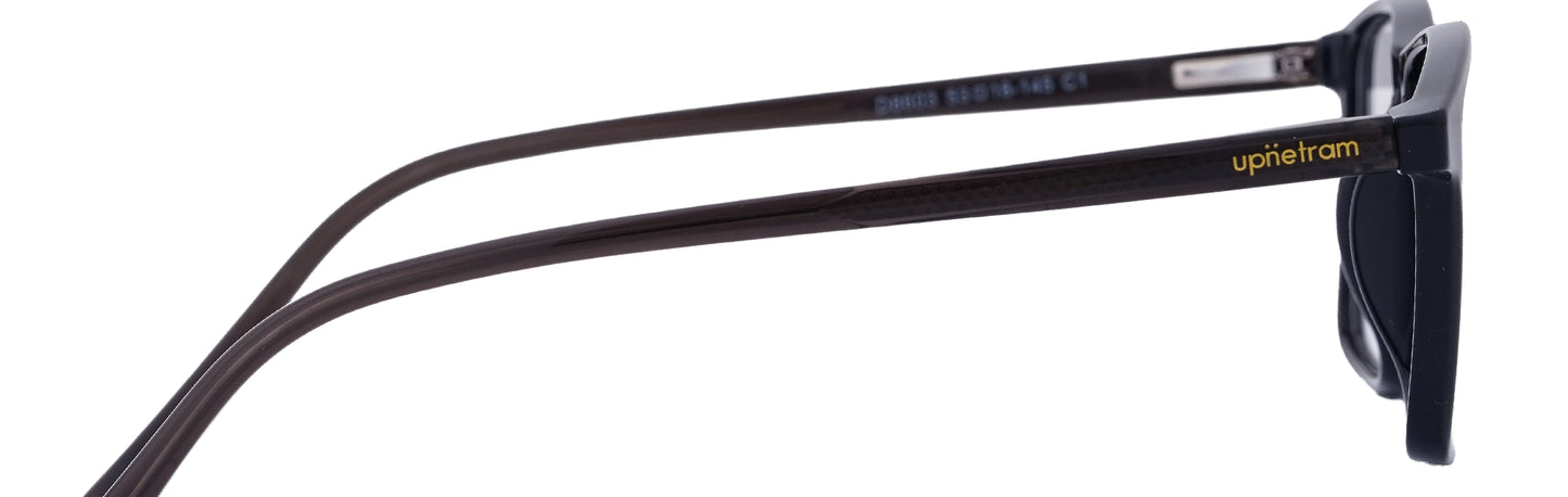 UP8603-C1-Handmade Mix Material-Midnight Black