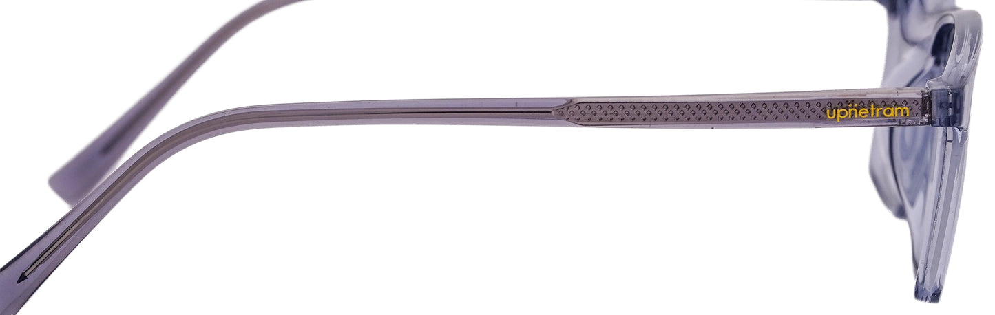 UP8603-C3-Handmade Mix Material-Translucent Grey