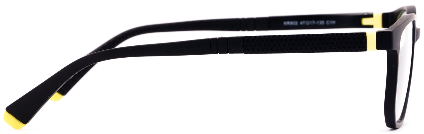 KA502-C1H-Handmade Mix Material-Midnight Black