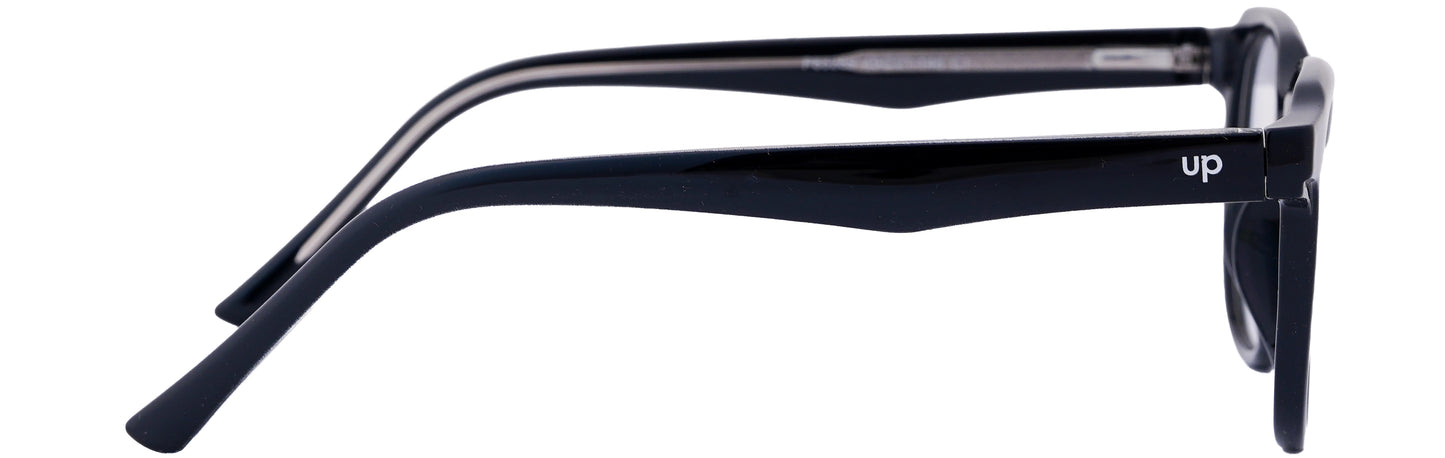 UP83289-C1-Handmade Mix Material-Midnight Black