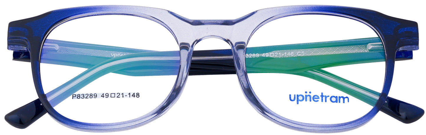 UP83289-C5-Handmade Mix Material-Glacier Blue