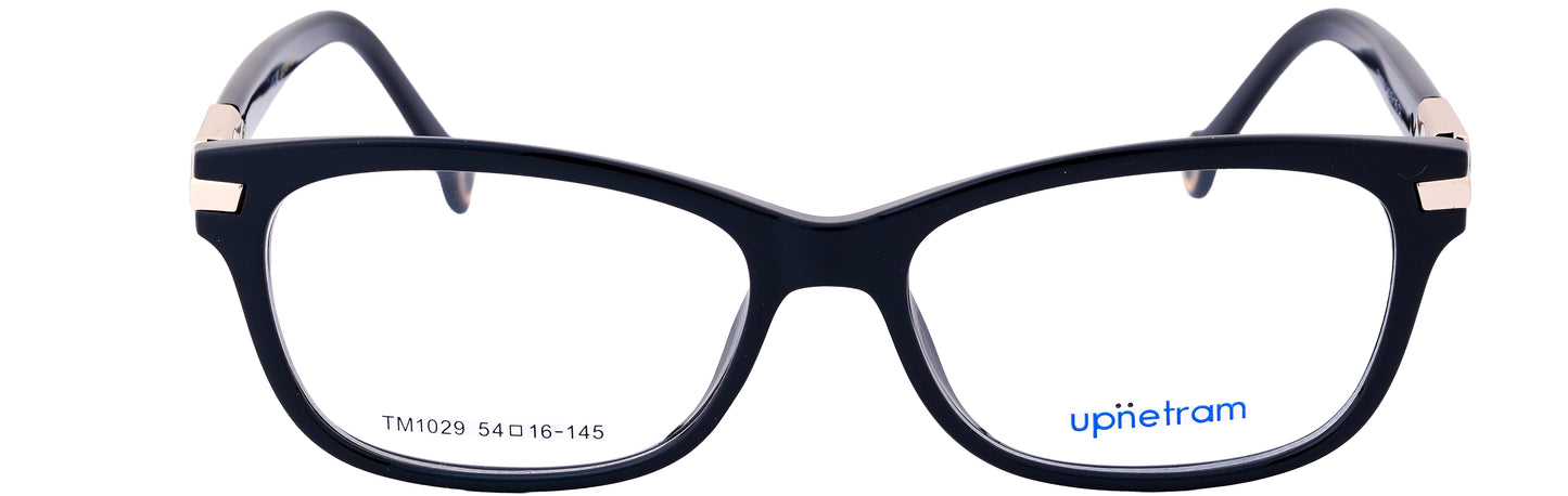 UP1029-C1-Handmade Mix Material-Midnight Black