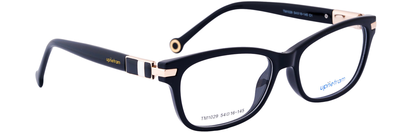 UP1029-C1-Handmade Mix Material-Midnight Black