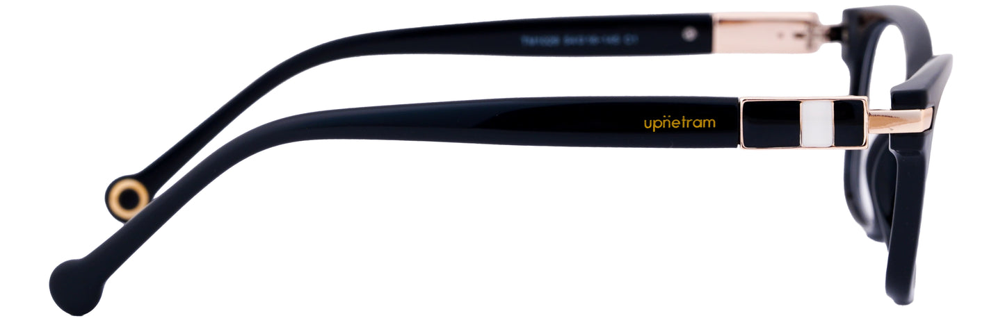 UP1029-C1-Handmade Mix Material-Midnight Black