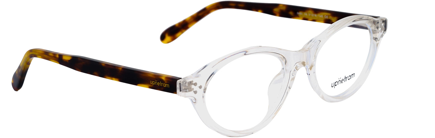 UP8480-C6-Handmade Mix Material-Crystal Transparent