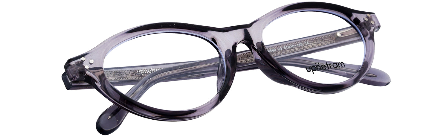 UP8480-C3-Handmade Mix Material-Smokey Grey