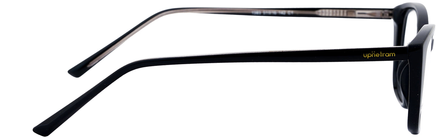 UP1383-C1-Handmade Mix Material-Midnight Black