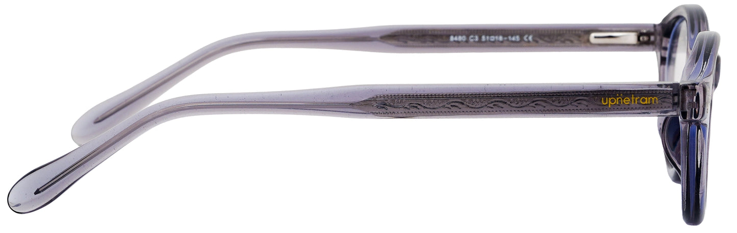 UP8480-C3-Handmade Mix Material-Smokey Grey