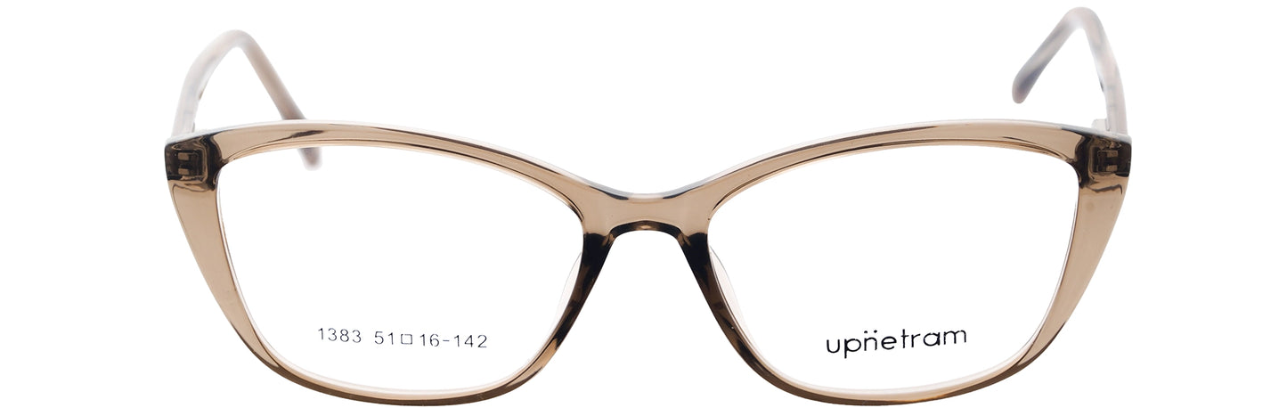 UP1383-C4-Handmade Mix Material-Crystal Brown