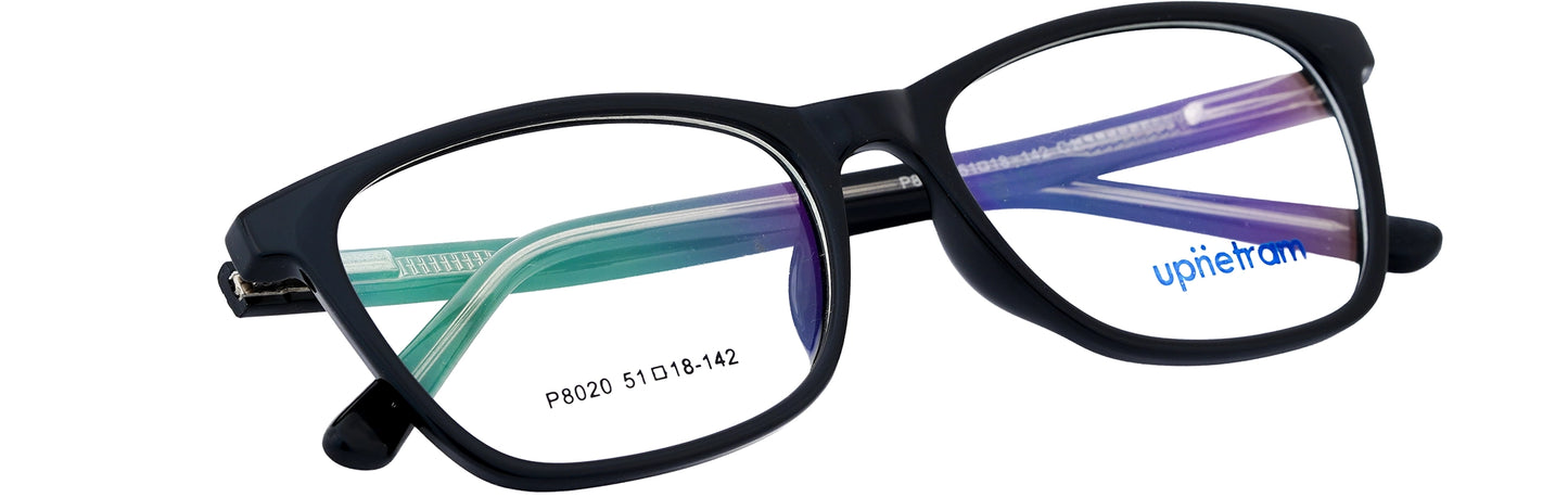 UP8020-C1-Handmade Mix Material-Midnight Black