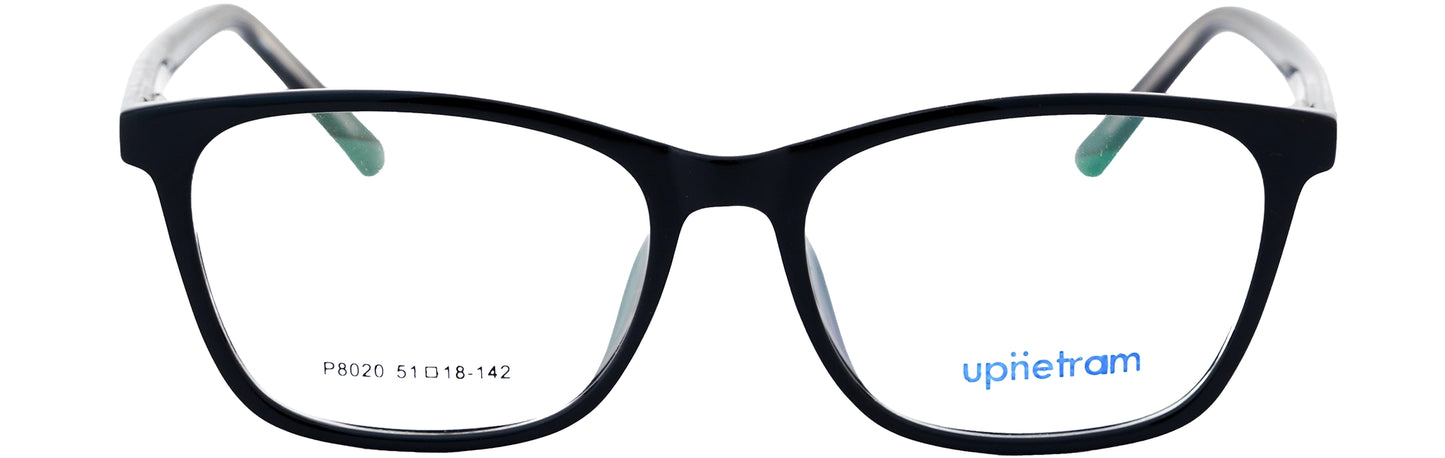 UP8020-C1-Handmade Mix Material-Midnight Black