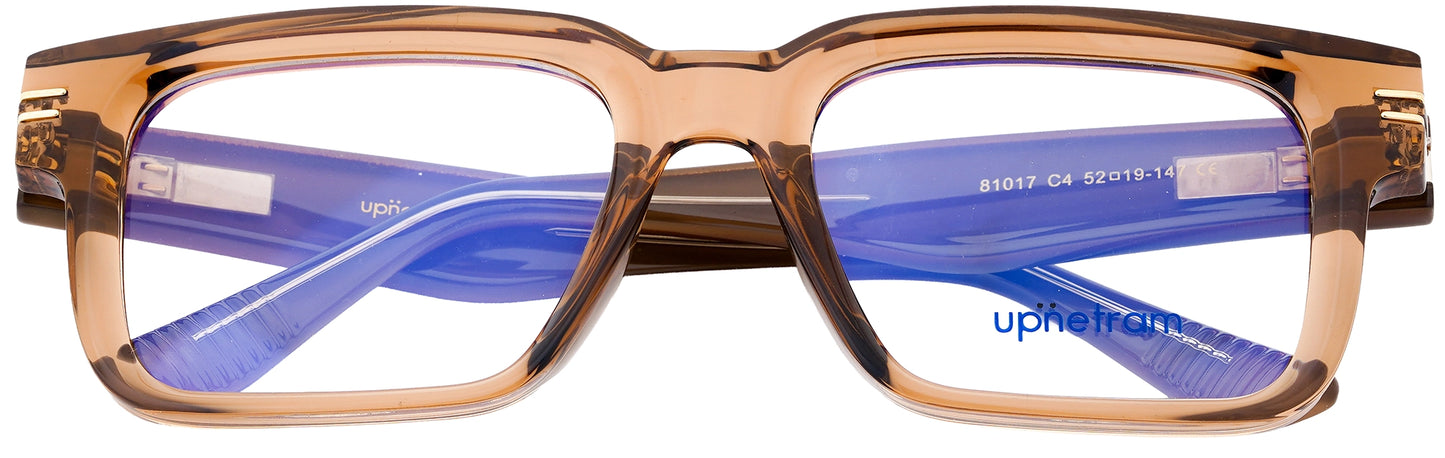 UP81017-C4-Handmade Mix Material-Crystal Honey Brown
