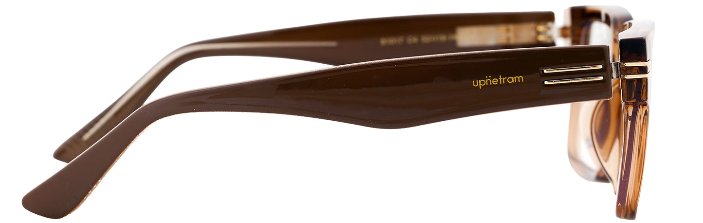 UP81017-C4-Handmade Mix Material-Crystal Honey Brown