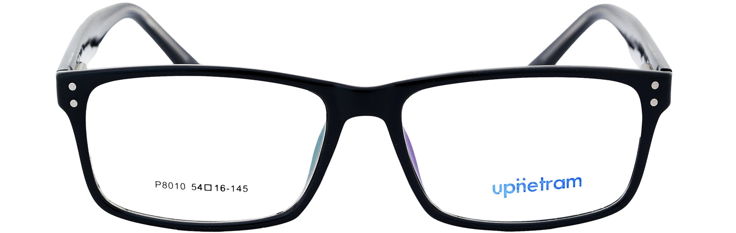 UP8010-C1-Handmade Mix Material-Midnight Black