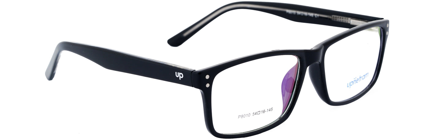 UP8010-C1-Handmade Mix Material-Midnight Black