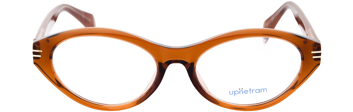 UP81021-C3-Handmade Mix Material-Crystal Brown