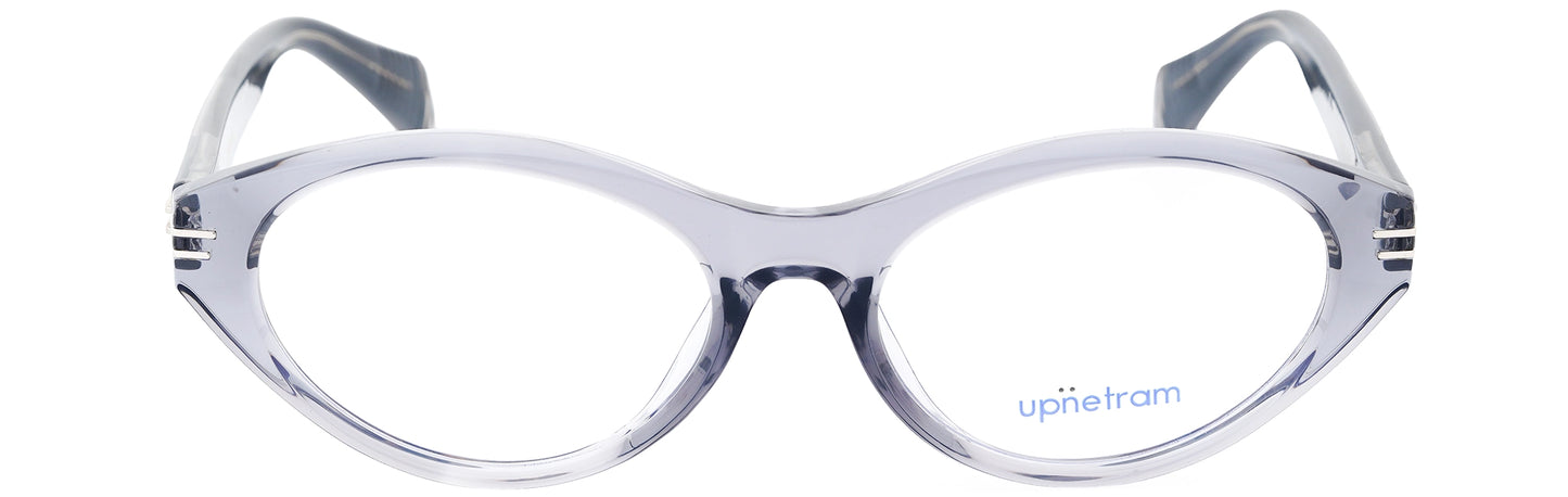 UP81021-C7-Handmade Mix Material-Crystal Grey