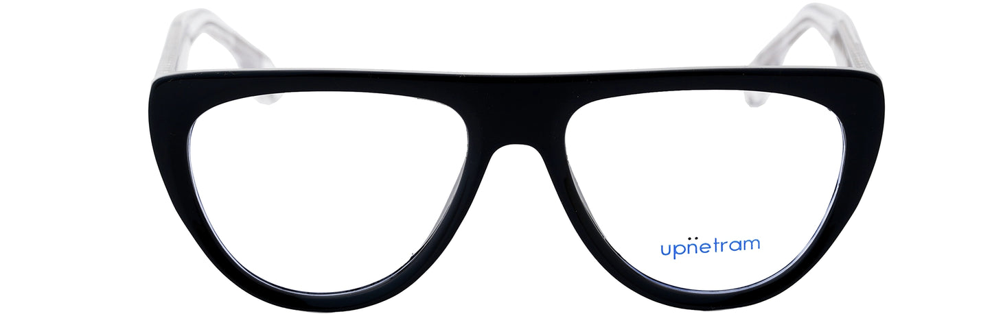 UP5018-C2-Handmade Mix Material-Midnight Black