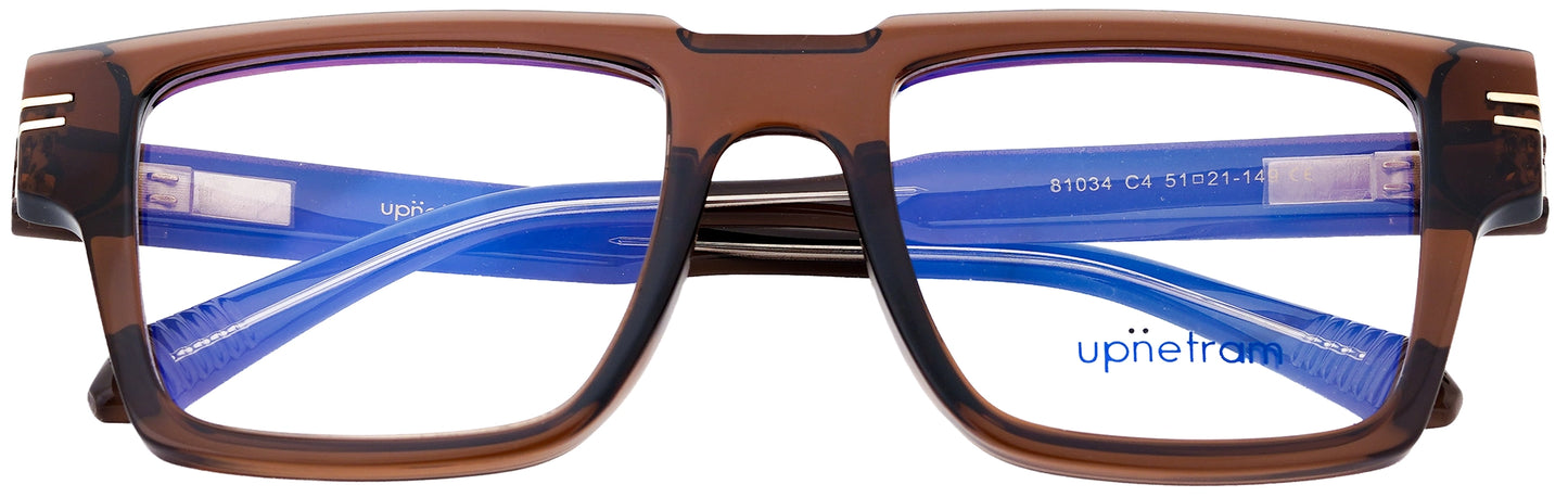 UP81034-C4-Handmade Mix Material-Havana Brown