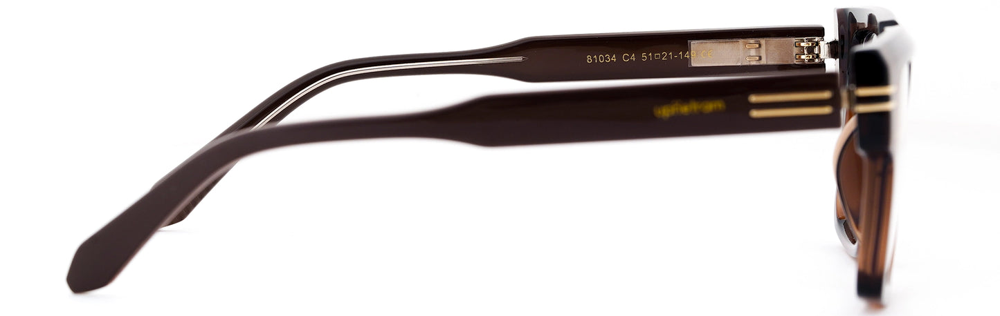 UP81034-C4-Handmade Mix Material-Havana Brown