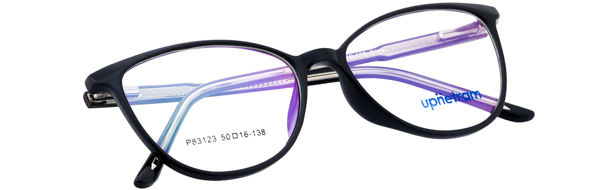 UP83123-C1-Handmade Mix Material-Midnight Black
