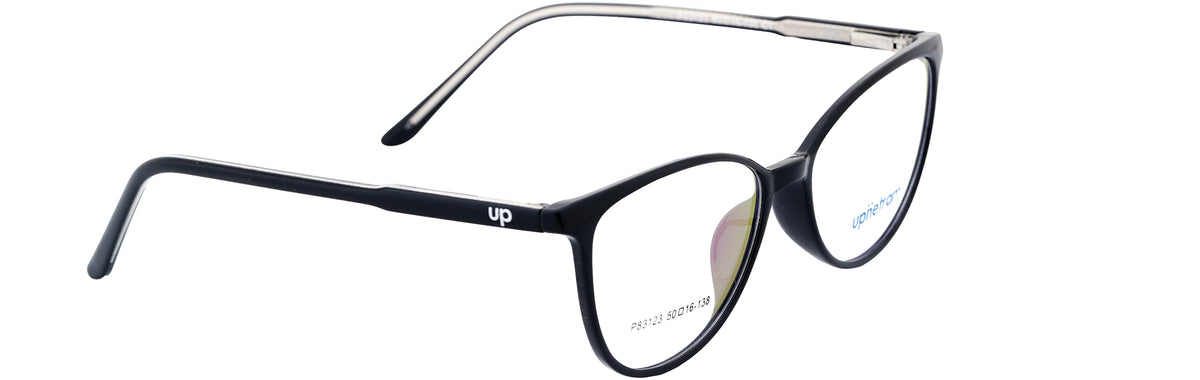 UP83123-C1-Handmade Mix Material-Midnight Black