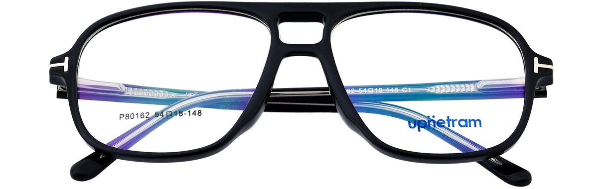 UP80162-C1-Handmade Mix Material-Midnight Black