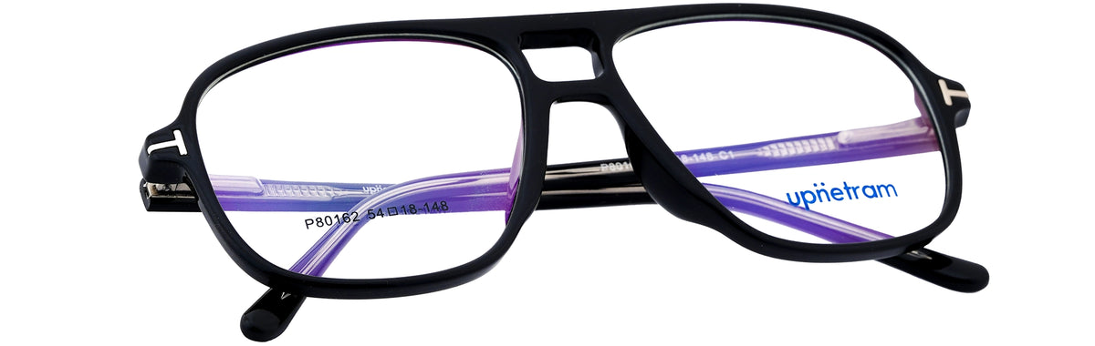 UP80162-C1-Handmade Mix Material-Midnight Black