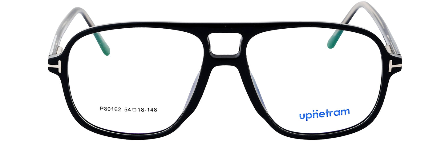 UP80162-C1-Handmade Mix Material-Midnight Black
