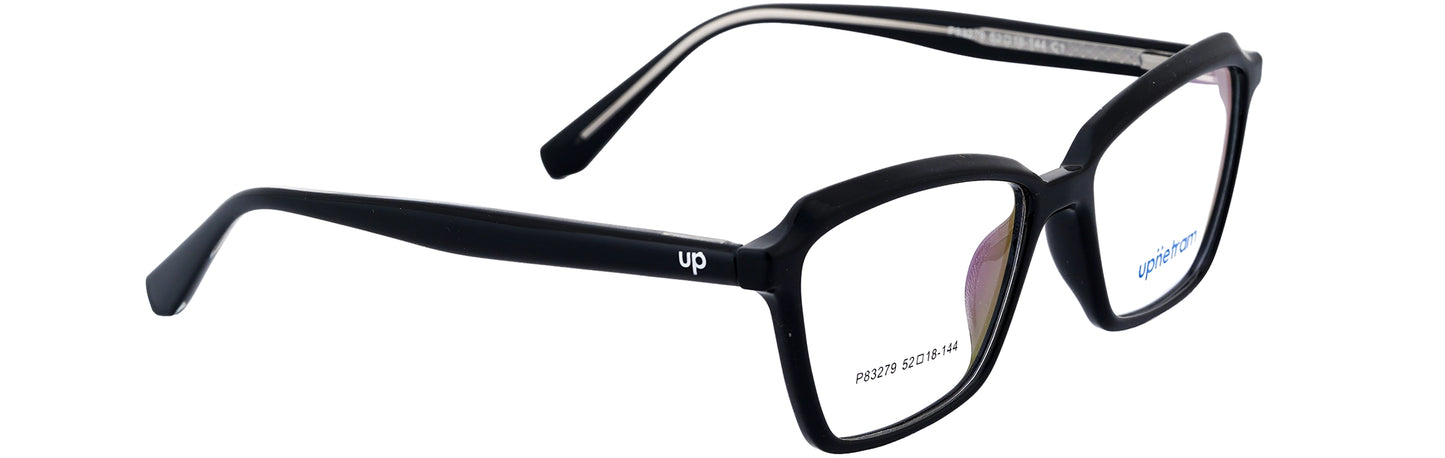UP83279-C1-Handmade Mix Material-Midnight Black