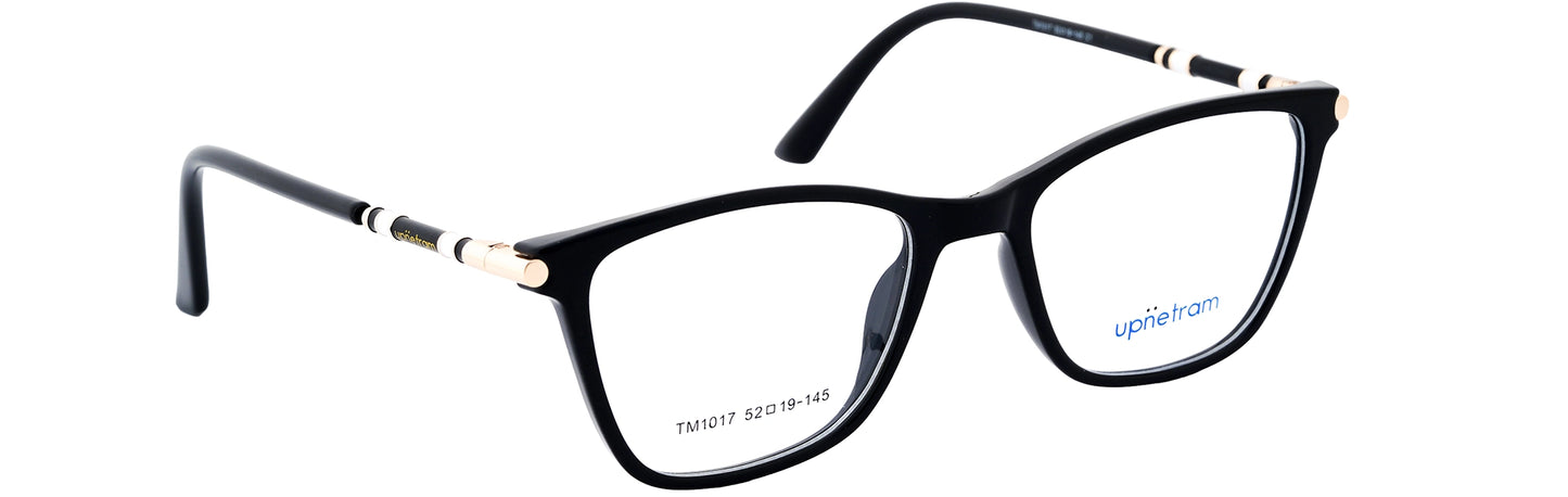 UP1017-C1-Handmade Mix Material-Midnight Black