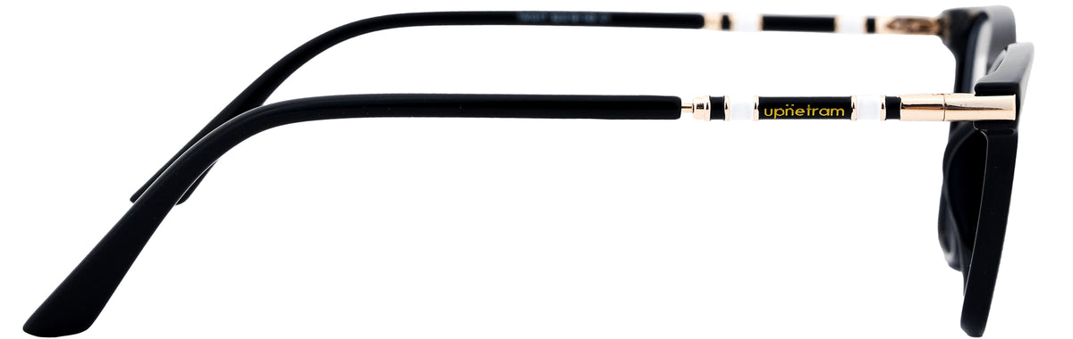 UP1017-C1-Handmade Mix Material-Midnight Black