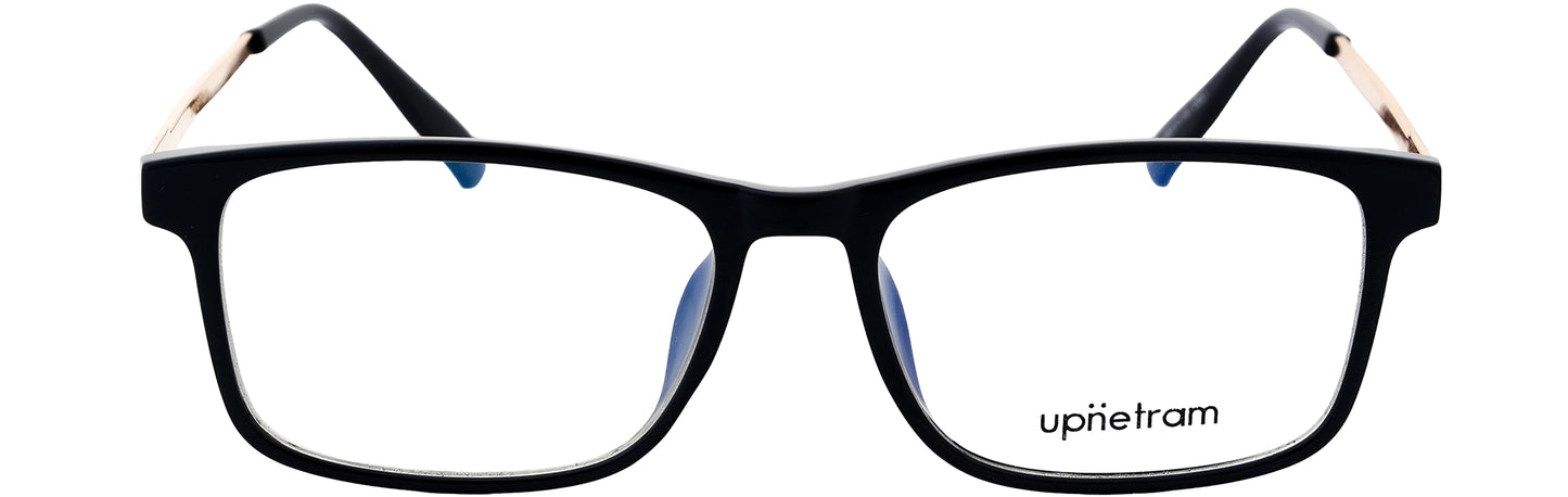 UP83100-C1-Handmade Mix Material-Midnight Black