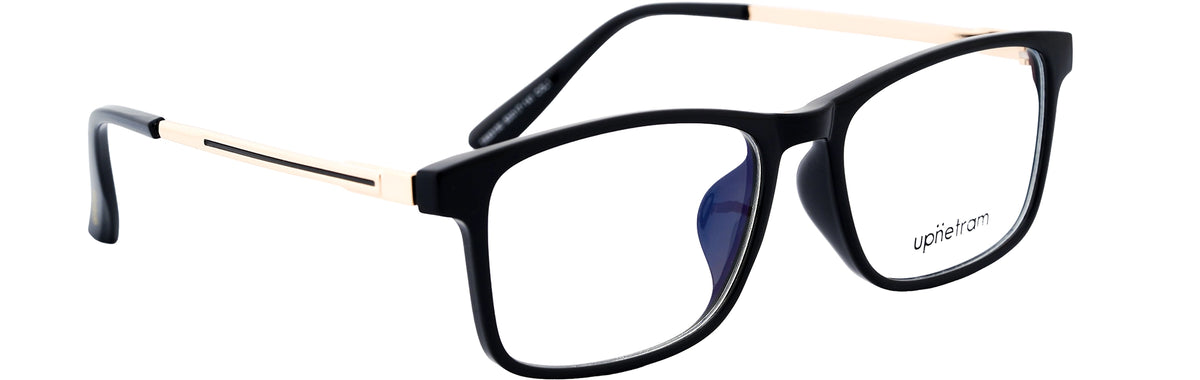 UP83100-C1-Handmade Mix Material-Midnight Black