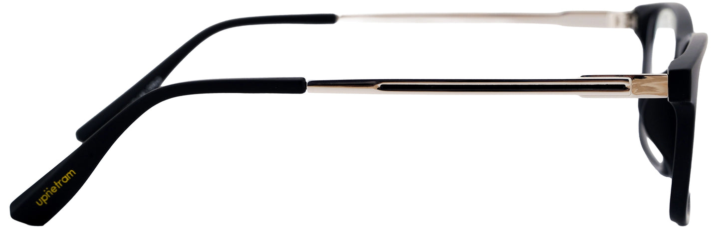 UP83100-C2-Handmade Mix Material-Midnight Black
