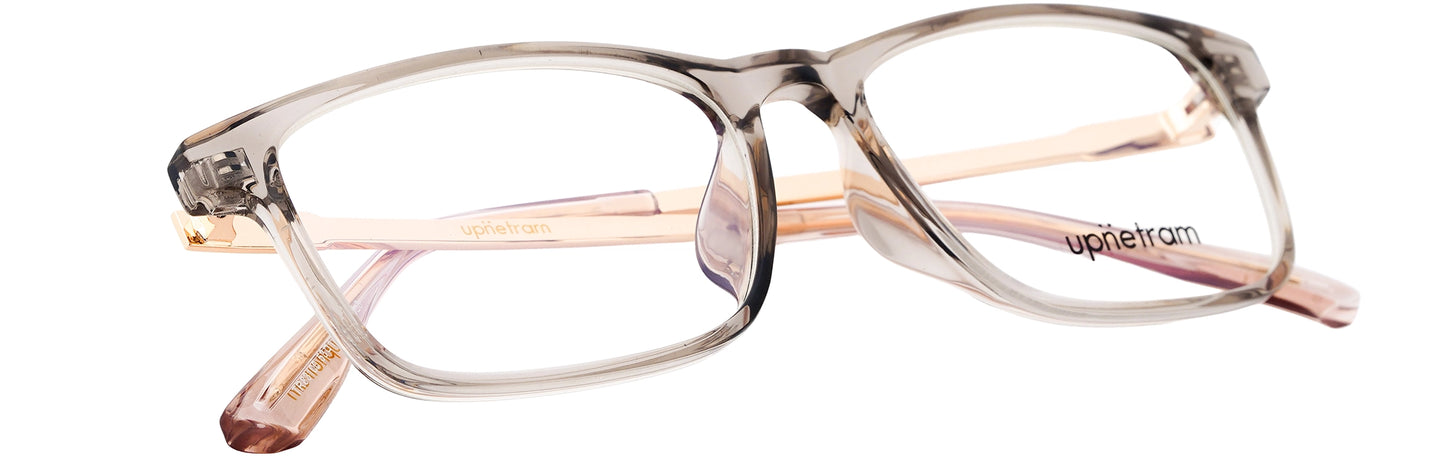 UP83100-C3-Handmade Mix Material-Crystal grey