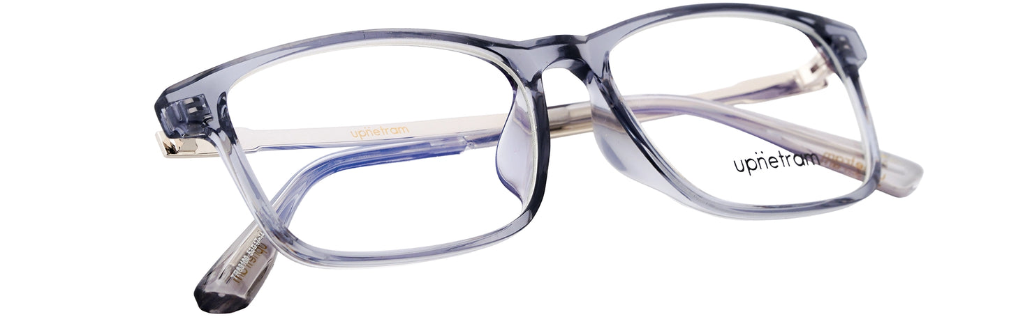 UP83100-C8-Handmade Mix Material-Smokey Grey