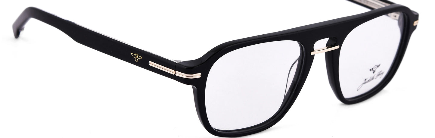 JF7667-C1-Handmade Bio Acetate-Midnight Black