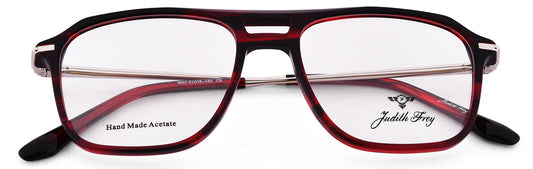 JF9667-C9-Handmade Bio Acetate-Burgundy Wine