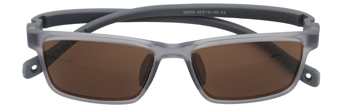 HK85206-C3-Handmade Mix Material-Translucent Grey